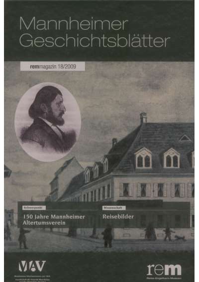 Cover illustration: Cover: Mannheimer Geschichtsblätter 18/2009