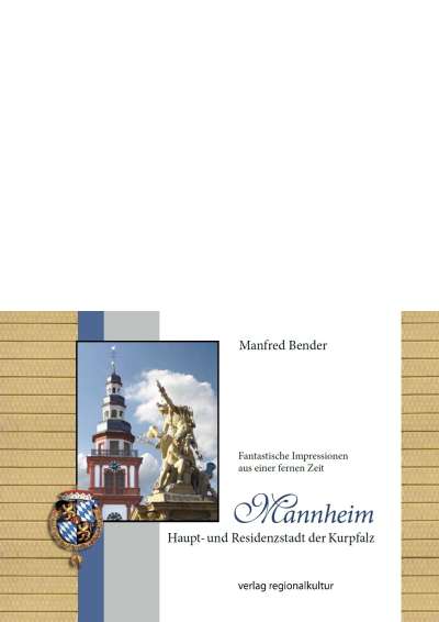 Cover illustration: Buchumschlag des Impressionenbandes von Manfred Bender. Die Spitze der Kirche am Marktplatz im Hintergrund der Skulptur.