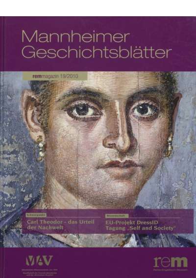 Cover illustration: Mannheimer Geschichtsblätter 19/2010