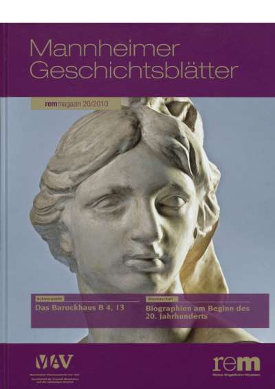 Cover illustration: Mannheimer Geschichtsblätter 20/2010