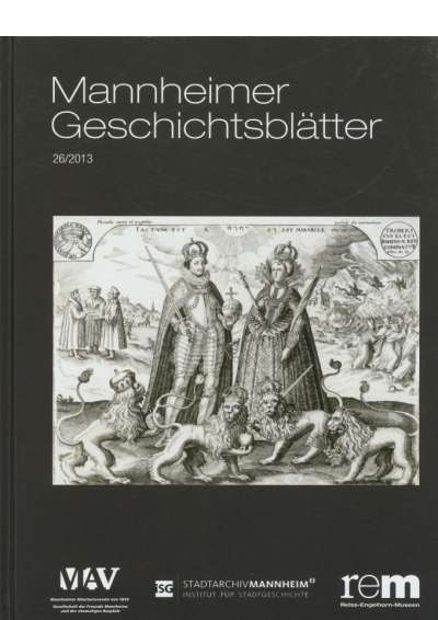 Cover illustration: Mannheimer Geschichtsblätter 26/2013
