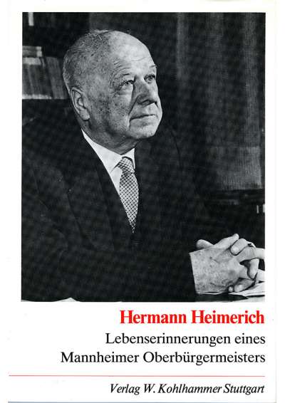 Cover illustration: Lebenserinnerungen eines Mannheimer Oberbürgermeisters