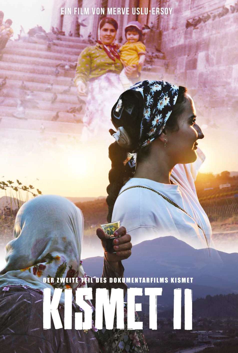 farbiges Filmplakat, das den Film "Kismet II" ankündigt und mehrere Frauen zeigt